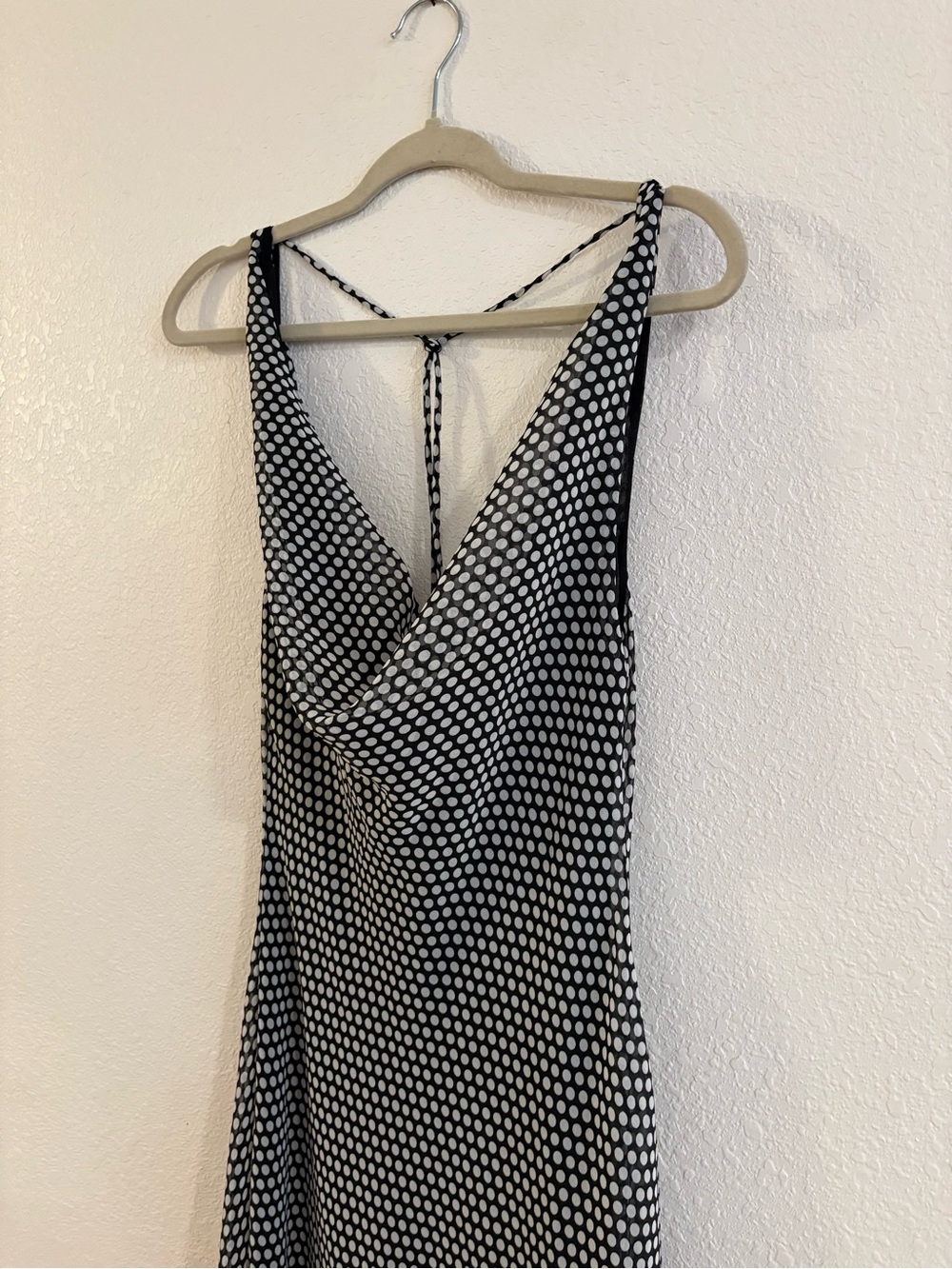 ZARA Polka Dot Maxi Dress - Picture 7 of 8